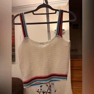 NWT Francesca’s size small crochet crop top